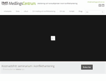 Tablet Screenshot of medlingscentrum.se